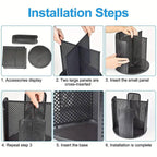 4 Compartment Rotating Cup Holder Three Colours | StorageOZ