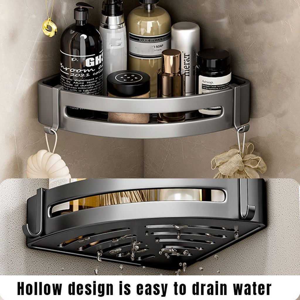Single Tier Triangle Bathroom Storage Basket | StorageOZ
