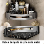 Single Tier Triangle Bathroom Storage Basket | StorageOZ