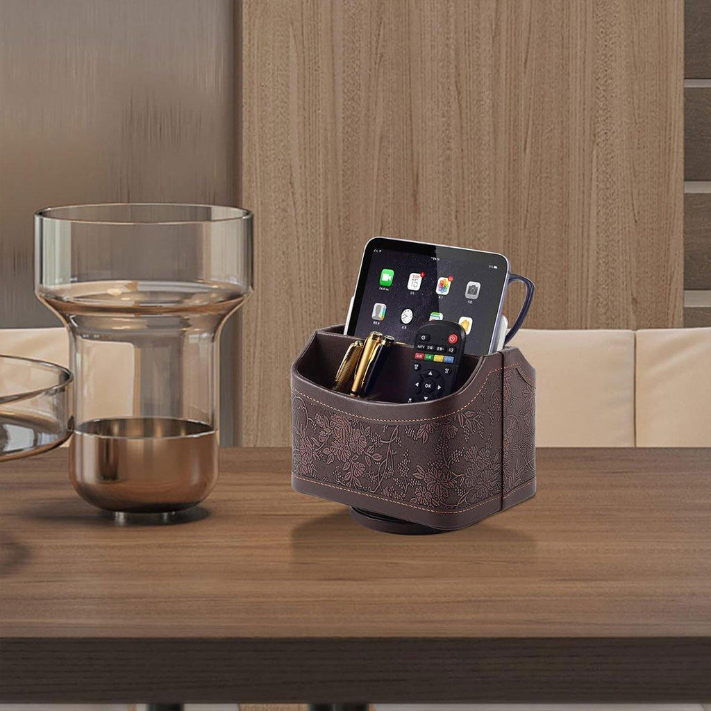 Rotating Desk Remote and Pen Storage Box | StorageOZ