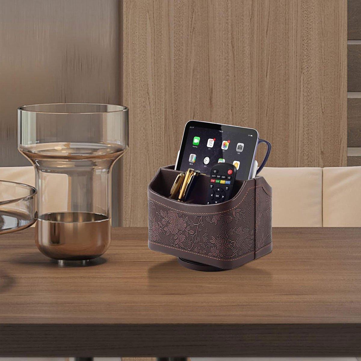 Rotating Desk Remote and Pen Storage Box | StorageOZ