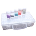 64 Grid Clear Plastic Craft Storage Box Case | StorageOZ
