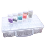 64 Grid Clear Plastic Craft Storage Box Case | StorageOZ
