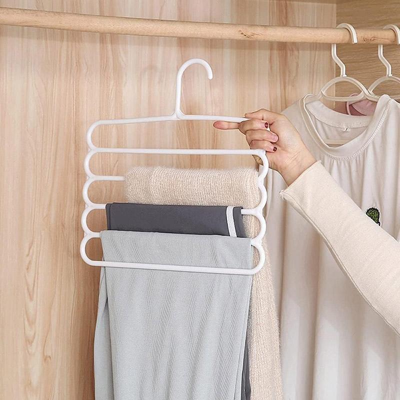 5 Pcs Five Layer Trouser Racks Three Colours | StorageOZ