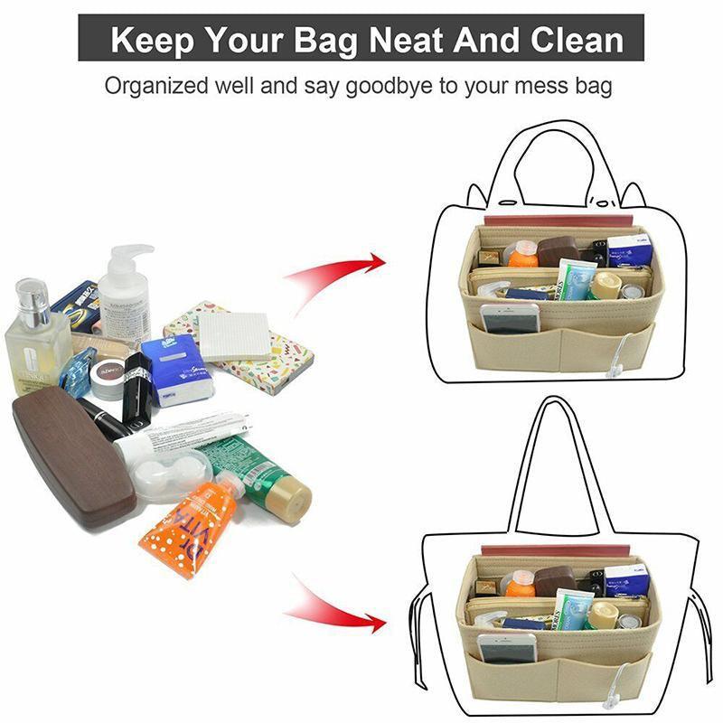 Felt Handbag Inserts Several Sizes Organiser | StorageOZ