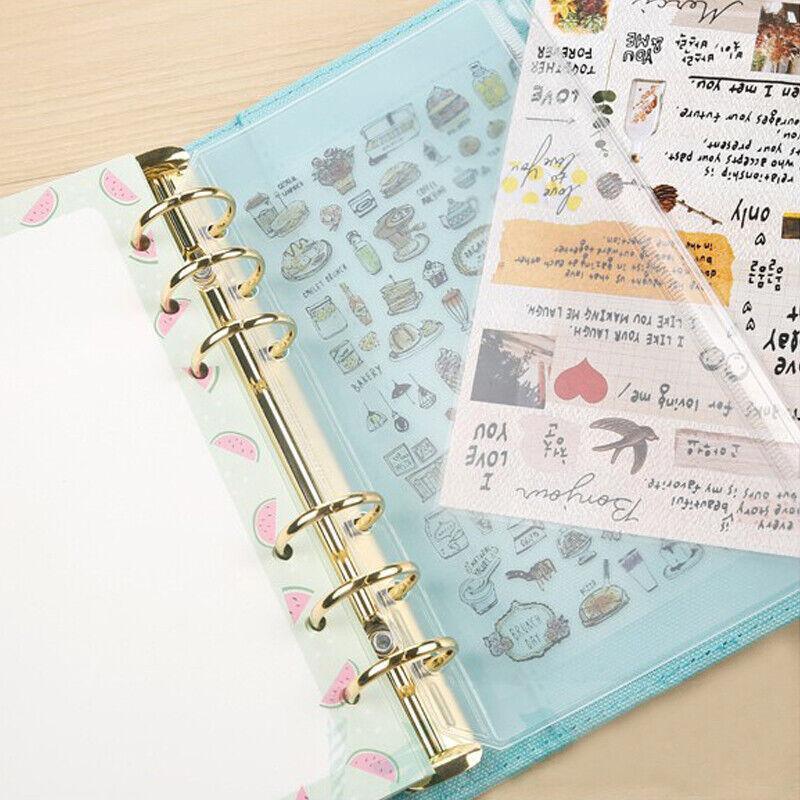 12 Pcs Binder Pockets in Three Paper Sizes | StorageOZ