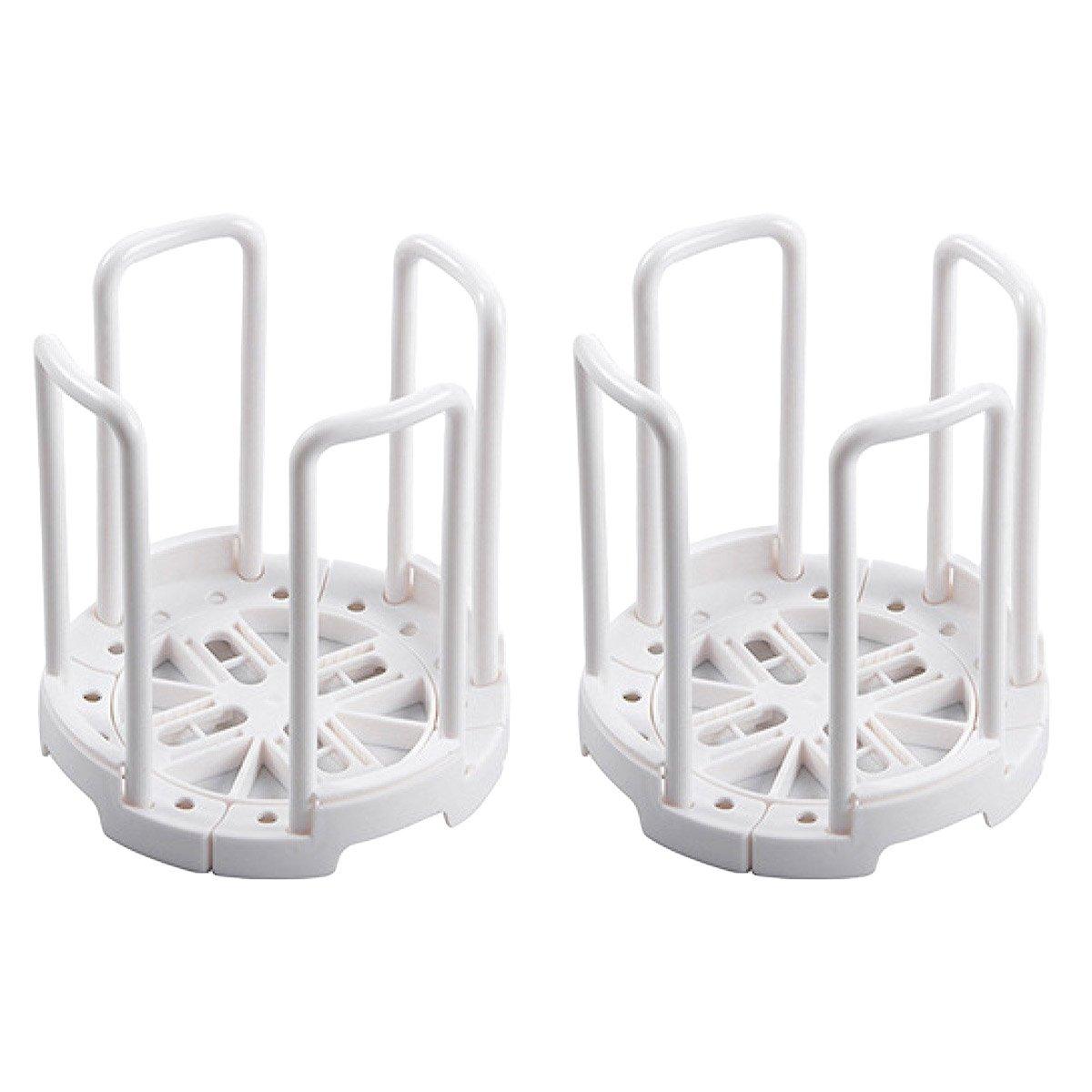 2 Pcs Retractable Bowl Drain Racks Two Colours | StorageOZ