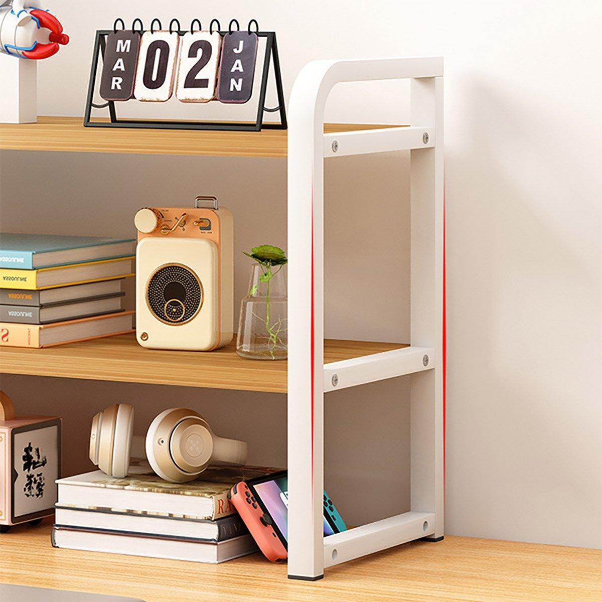 Adjustable Desktop Bookshelf One or Two Tiers | StorageOZ