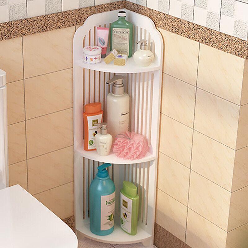 3 Tier Bathroom Corner Storage Shelf Rack | StorageOZ
