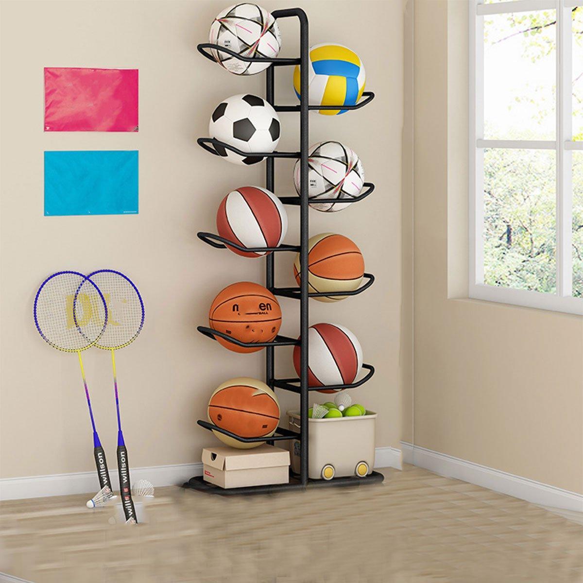 Multi Layer Basketball Storage Rack Iron Frame | StorageOZ