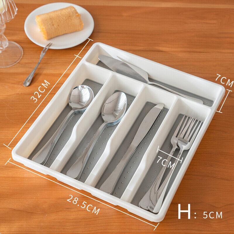 Kitchen Cutlery Drawer Tray in Two Colours | StorageOZ