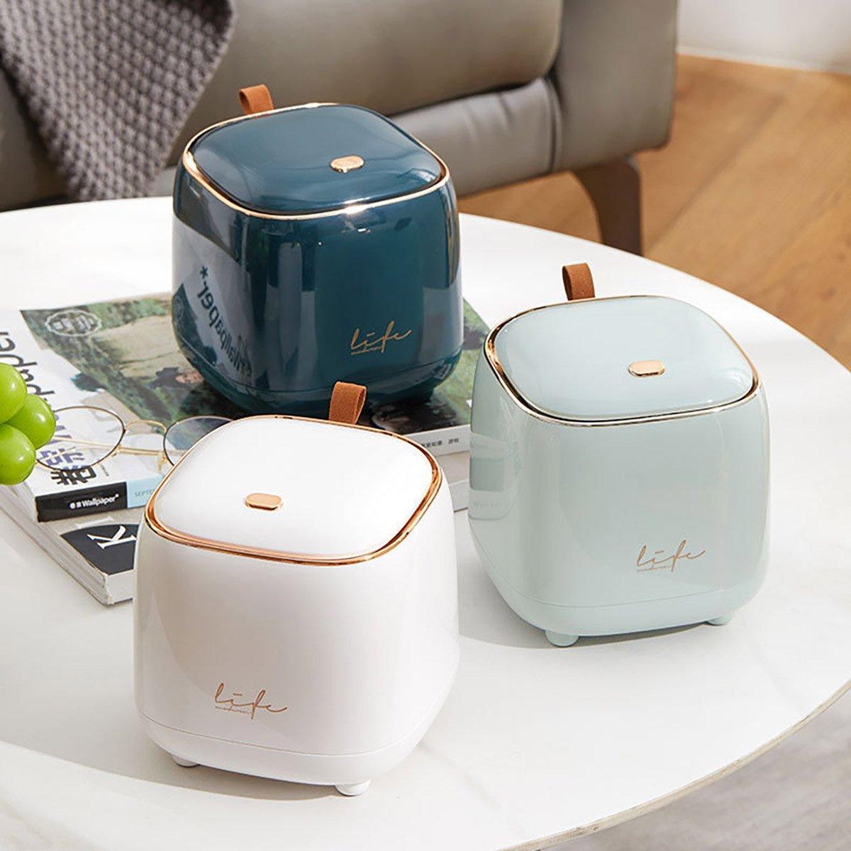 Compact Desktop Waste Bin in Three Colours | StorageOZ