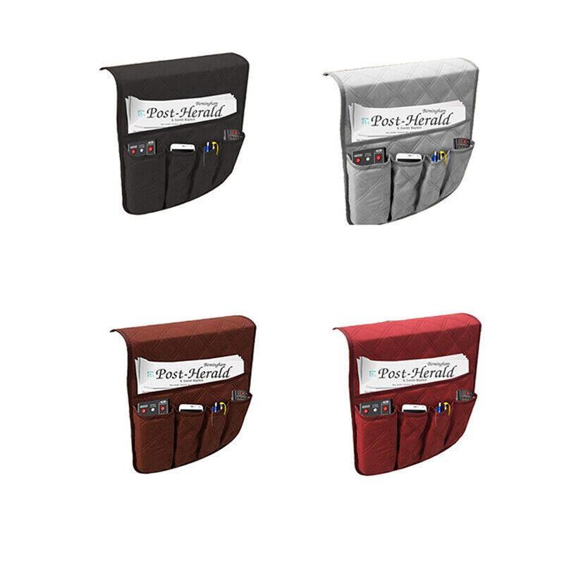 5 Pocket Sofa Armrest Caddy Four Colours | StorageOZ