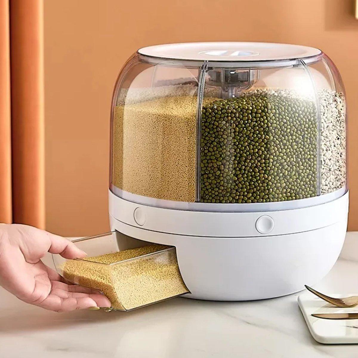 Rotating Grain Case Kitchen Storage Organiser | StorageOZ