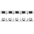 304 Steel Punch Free Mop Rack Two Colours | StorageOZ