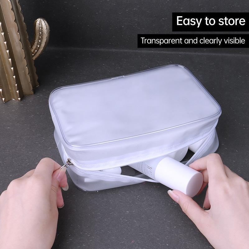 4 Pcs Clear Wash Bags Travel Organiser Set | StorageOZ