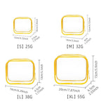 4 Pcs PVC Cosmetic Storage Bags Nine Colours | StorageOZ