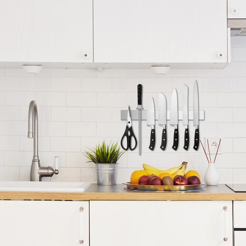 Stainless Magnetic Knife Holder Three Lengths | StorageOZ