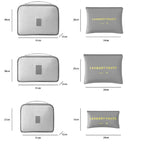 6 Pcs Luggage Organiser Set Seven Colours | StorageOZ