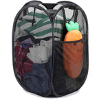 2 Pcs Foldable Mesh Laundry Hamper Basket | StorageOZ