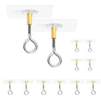 12 Pcs Stainless Steel Adhesive Wall Hooks | StorageOZ