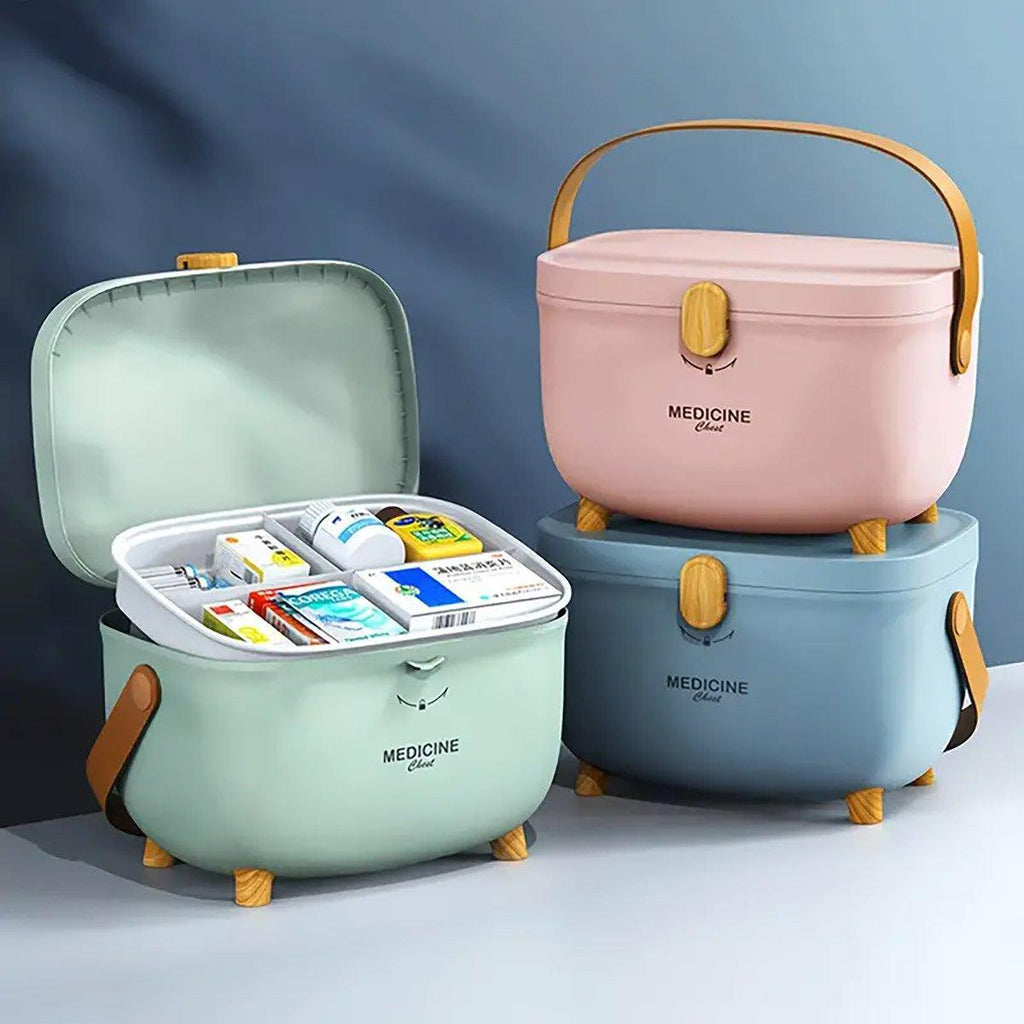Double Layer Family Medicine Storage Box | StorageOZ