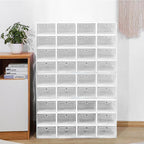 12 Pcs Shoe Box Storage Cases Organiser Set | StorageOZ