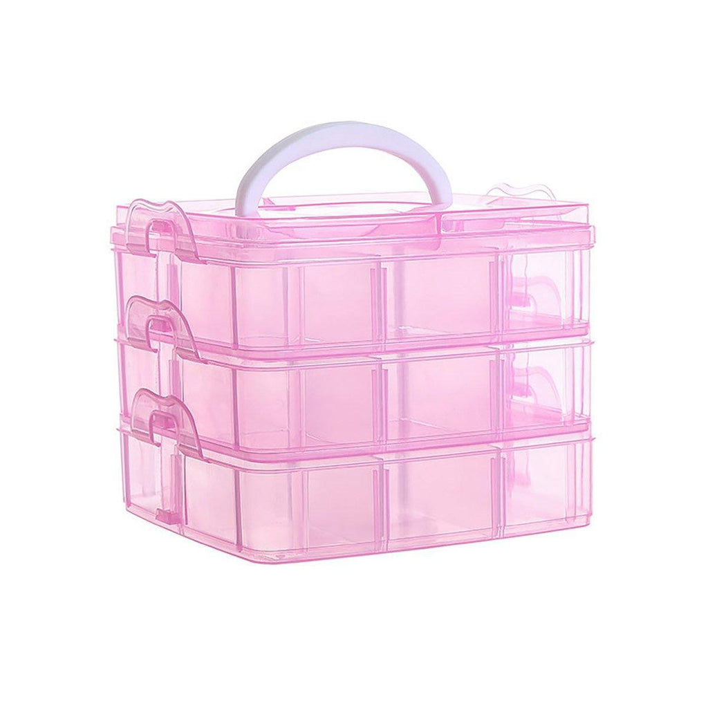 3 Tier Clear Storage Box in Three Colours | StorageOZ