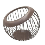 Brown Iron Fruit Storage Basket with Open Wire | StorageOZ