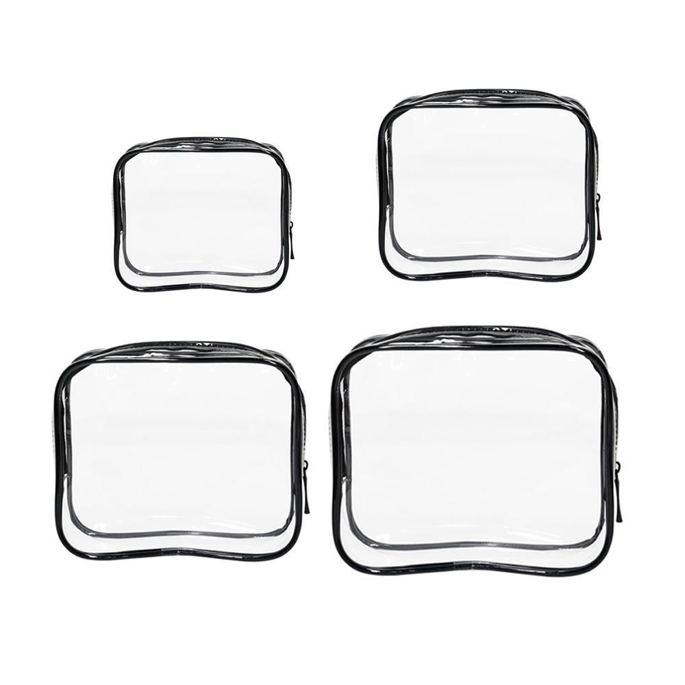 4 Pcs PVC Cosmetic Storage Bags Nine Colours | StorageOZ