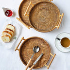 Rattan Serving Basket in Three Diameters | StorageOZ