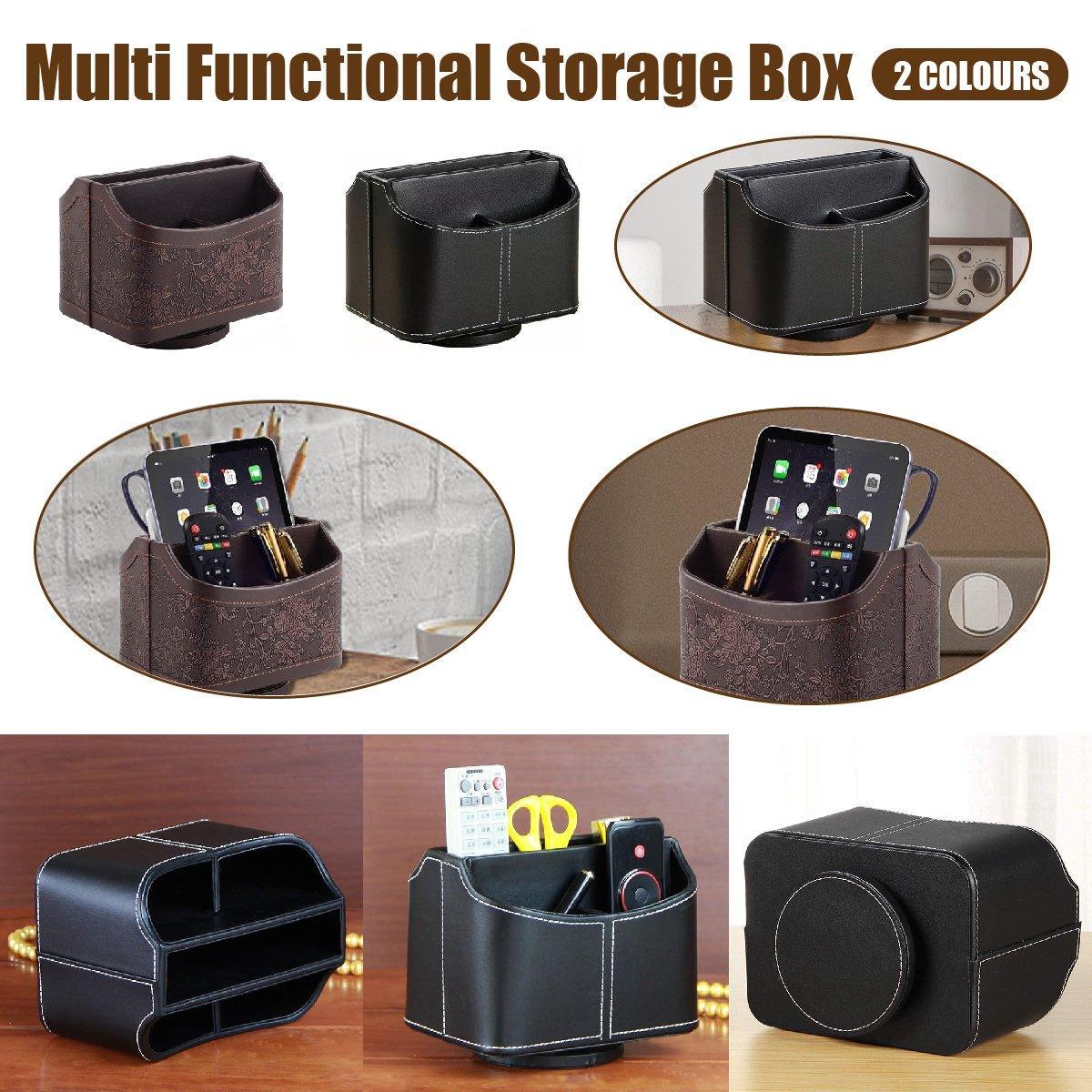 Rotating Desk Remote and Pen Storage Box | StorageOZ