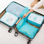 6 Pcs Luggage Organiser Set Seven Colours | StorageOZ