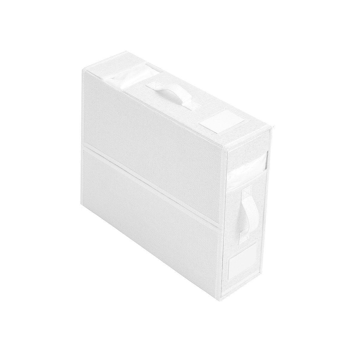 Fabric Storage Box with Window Four Colours | StorageOZ