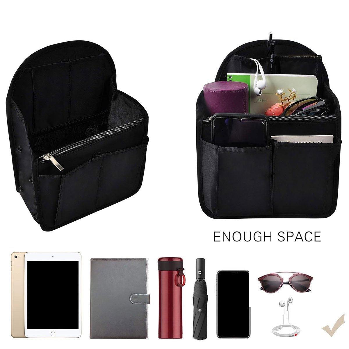 12 Pocket Travel Bag Insert in Six Colours | StorageOZ