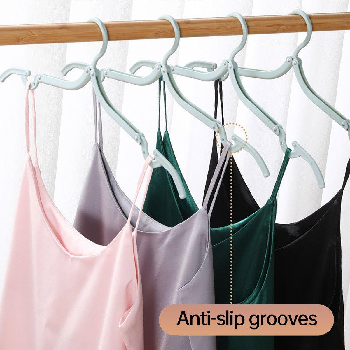 Folding Travel Clothes Hangers Four Colours | StorageOZ