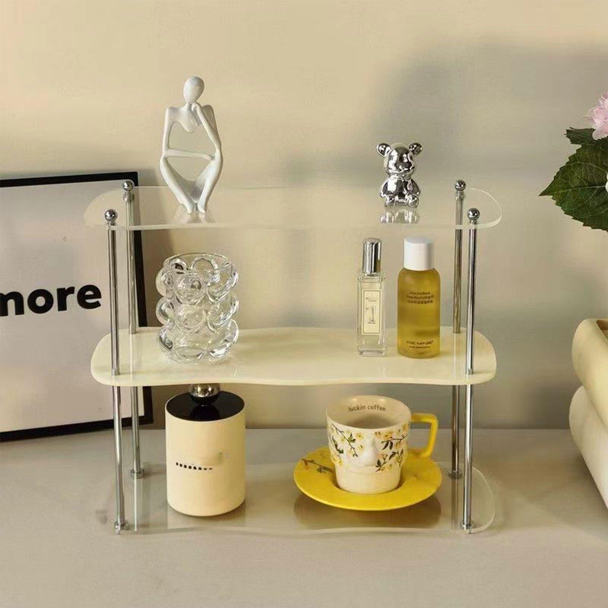 Two Tier Acrylic Display Stand Three Styles | StorageOZ