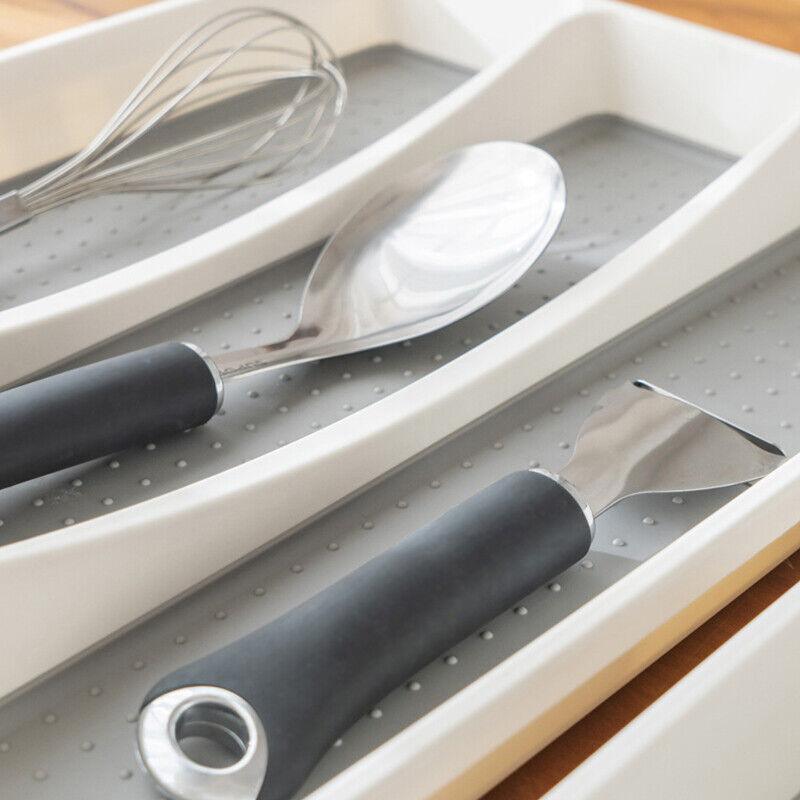 Kitchen Cutlery Drawer Tray in Two Colours | StorageOZ