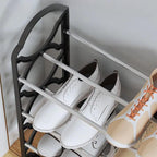 4 Tier Shoe Rack in Three Colours Organiser | StorageOZ
