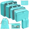8 Pcs Waterproof Packing Cubes Six Colours | StorageOZ