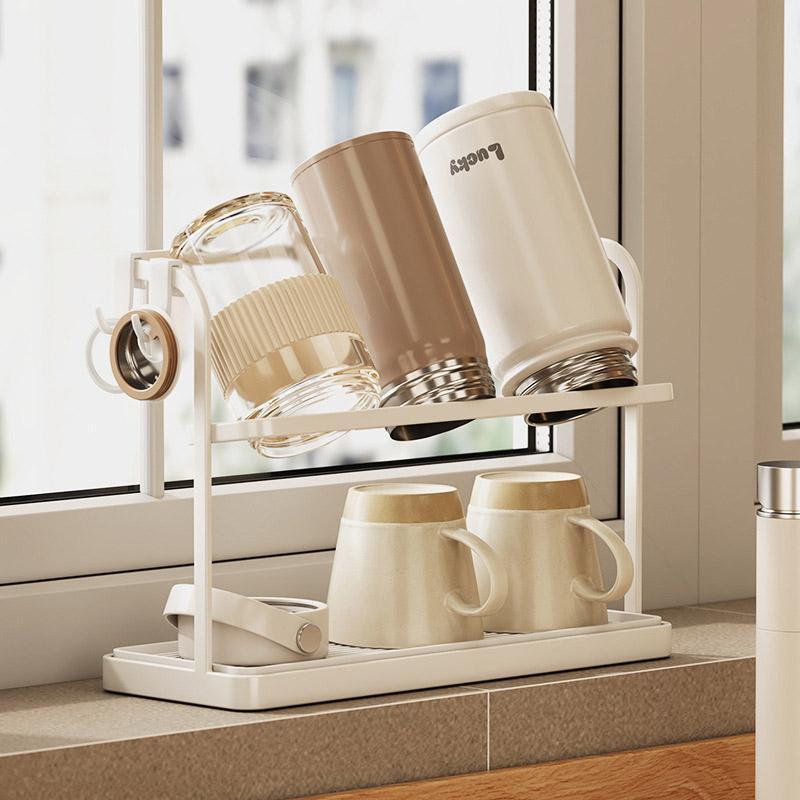 Two Layer Cup Drying Rack Two Sizes Rack | StorageOZ