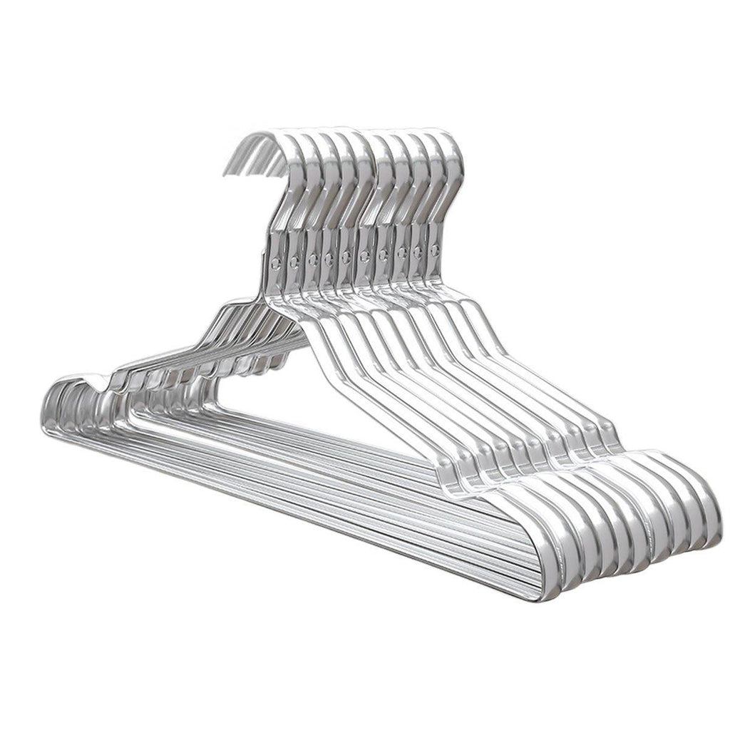 10 Pcs Aluminium Clothes Hangers Two Colours | StorageOZ