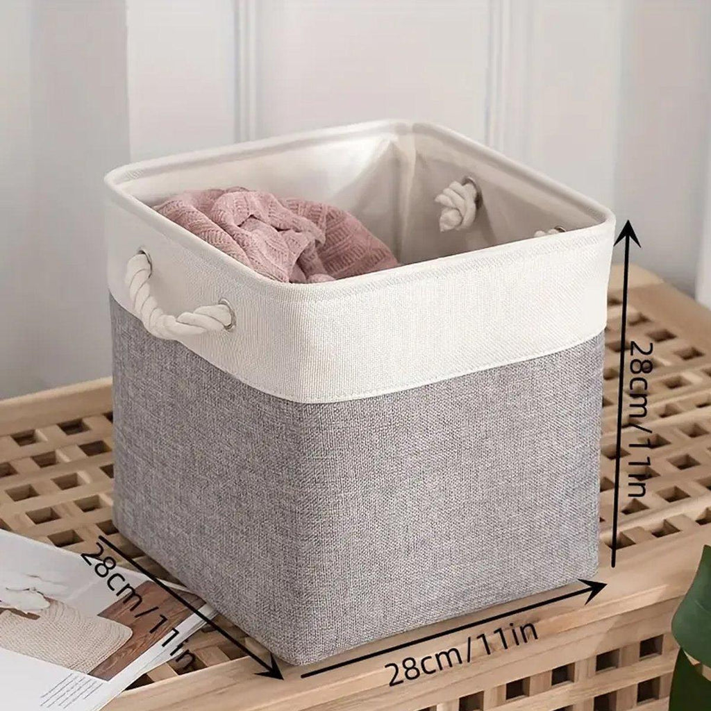 Foldable Linen Laundry Basket Six Colour Pairs | StorageOZ