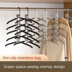 Multi Layer Folding Clothes Hanger Two Colours | StorageOZ
