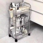 Mobile Acrylic Storage Rack 3 or 4 Tiers | StorageOZ