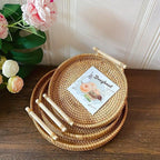 Rattan Serving Basket in Three Diameters | StorageOZ