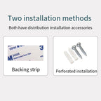 304 Steel Punch Free Mop Rack Two Colours | StorageOZ