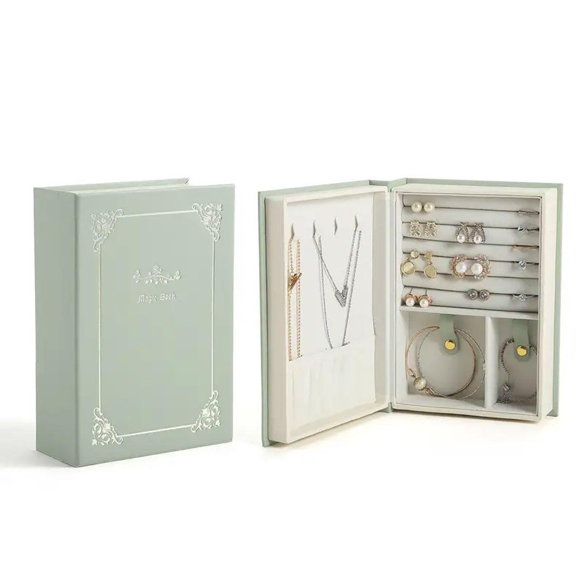 Book Style Jewellery Box in Three Colours | StorageOZ