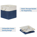 Foldable Linen Laundry Basket Six Colour Pairs | StorageOZ