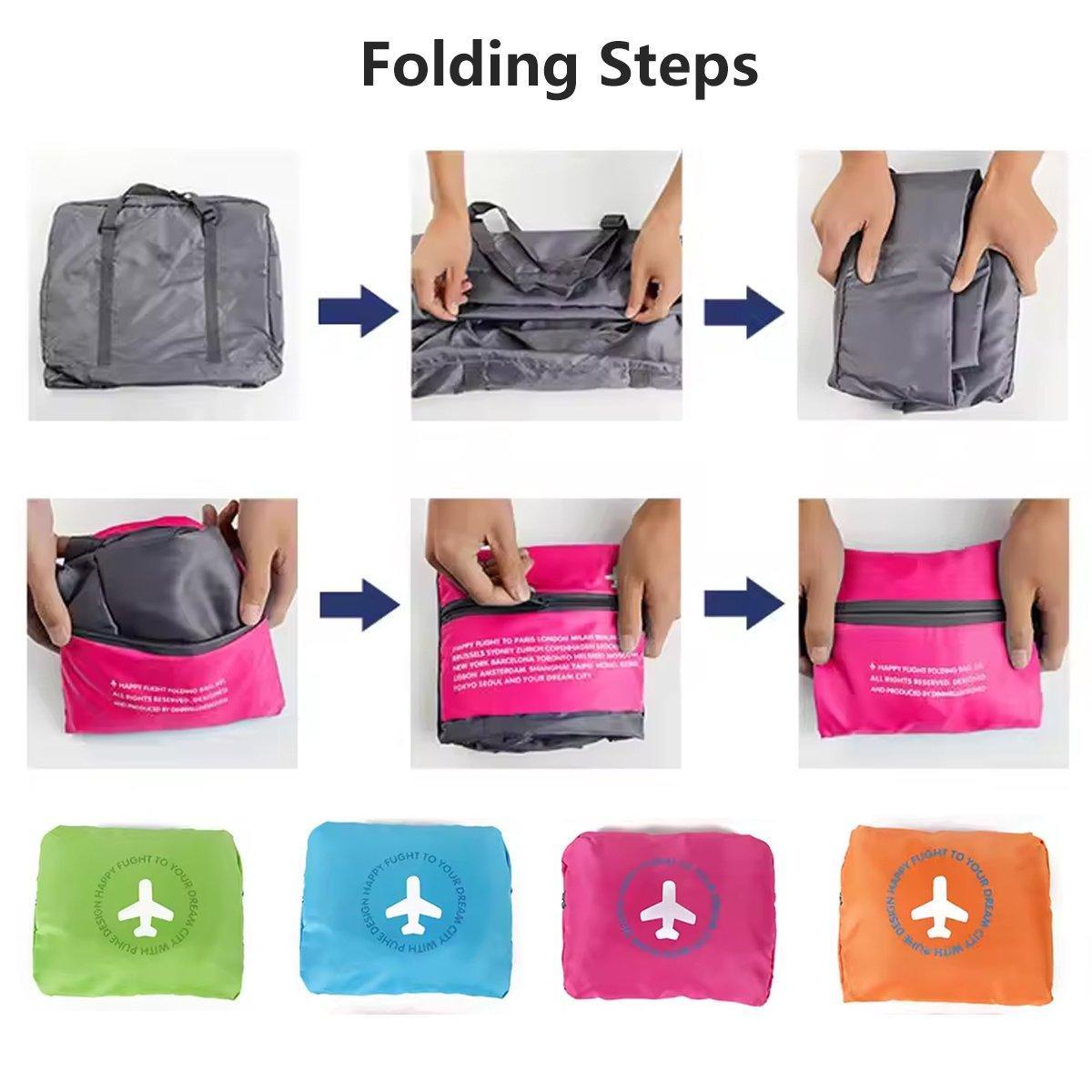 Collapsible Nylon Travel Storage Bag Four Colours | StorageOZ